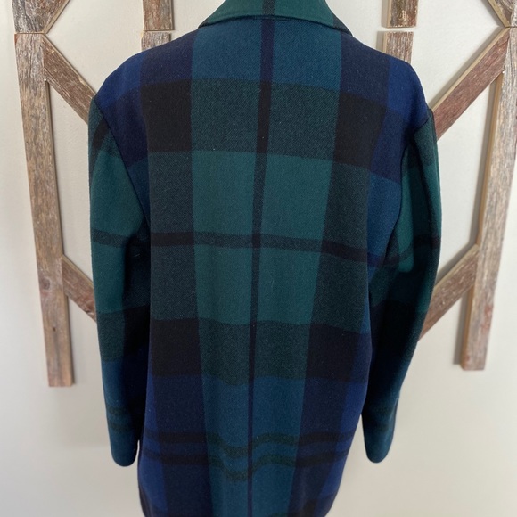 Vintage Pendleton 100% wool long plaid coat - Picture 5 of 7